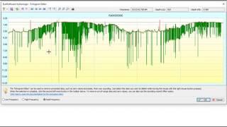 Using the Hydromagic Echogram Editor to correct raw sounding data