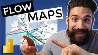 FLOW MAP in Power BI | Insightful Map Visualizations Made Simple