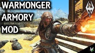 WARMONGER ARMORY: Insane Armor/Weapon Mod- Xbox Modded Skyrim Mod Showcase