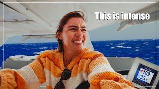 CATAMARAN SAILING: Force 8 Sailing in Greece- What's it really like?