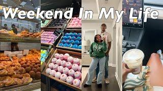 WEEKEND IN MY LIFE VLOG | AT HOME WORKOUT, ABERCROMBIE & FITCH JEANS, SUNDAY RESET + SO MUCH MORE!!!