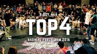 Dead Stock vs SAS Crew | Top4 | 4v4 B-Boy | RF Jam 2016 | RPProductions