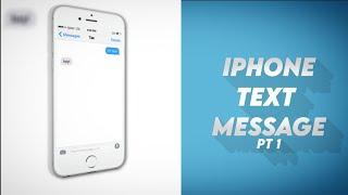 Iphone text message | Alight Motion pt 1