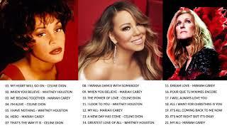 ⭐ Greatest Hits Playlist ⭐ Best Songs of World Divas ⭐ Mariah Carey, Celine Dion, Whitney Houston ⭐