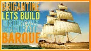 Let's Build A Brigantine! Barque Ship Building Design :: Titan Company Server :: Atlas PVE Ep. 1