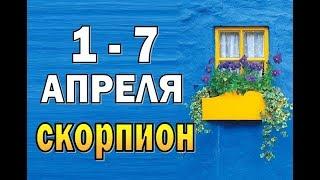 СКОРПИОН  неделя с 1 по 7 апреля. Таро прогноз гадание