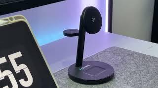 ZYRON 3-in-1 Magnetic Wireless Charger: Qi2 Certified