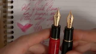 Fountain Pen Shootout #76 Sailor King of Pen vs  Classic Pens LB5