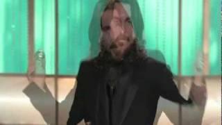 Christian Bale's Golden Globe Speech Runs Long (plus UNEDITED Robert De Niro remark)