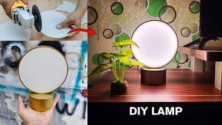 DIY Bedside Table Lamp, Modern Decorative Lamp from PVC Pipe