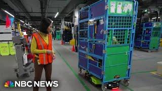 Amazon's new robotic fulfillment center streamlines the delivery process