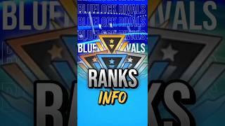 Blue Lock Rivals RANK System Explained! 