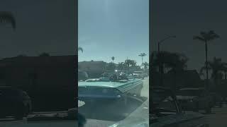 Cruising PCH SoCal 1961 Impala convertible rolling!