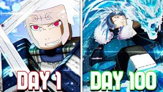 Spending 100 Days as TOBIRAMA SENJU in Shindo Life.. - Roblox