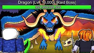 The DRAGON RAID BOSS In Blox Fruits..