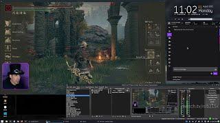 Twitch streaming, OBS, and Elden Ring on Linux.