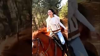 ecem Sena bayir riding on horse  #zeynepzone317#kurulusosman #anime #music #da#holofira#bala#ozge