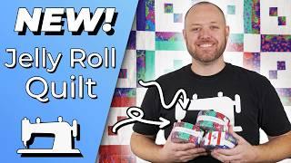 EASY Jelly Roll Quilt using NEW Riley Blake!