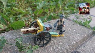 lego ww1 filed gun tutorial - 7.7cm fk 96 n. A.