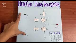 LOGIC GATES USING TRANSISTOR - A TEACHING AID