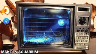 Make TV Aquarium from Vintage TV Samsung