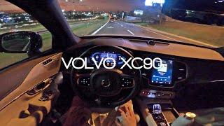 POV (Night) Drive | Volvo XC90 Ultimate Dark 2024