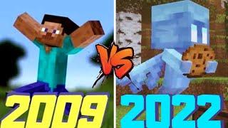 Evolution of Minecraft update (2009-2022) trailers