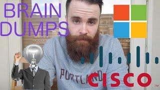 Should I Use a Brain Dump on my CCNA/CCNP/MCSA Exam?