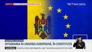 Constituția R. Moldova modificată oficial: "Integrarea în UE” devine parte a legii fundamentale