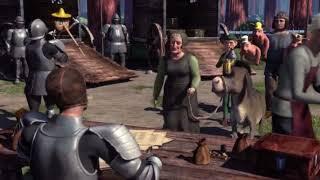 Shrek  отрывок от мультфильма Шрек говорящий, летающий осел