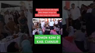BEGITU NYAAHNA KDM KA WARGA CIANJUR SAAT PERESMIAN MASJID TDK INGIN RAKYATNYA KEPANASAN  #kdm