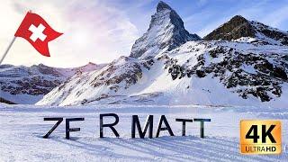 Skiing in Zermatt Paradise 2024 - 4K UHD