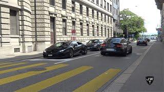 Supercars in Zurich! - Aventador S, MC Stradale, R8 V10 Plus, Huracan Performante, GT63S AMG & More!