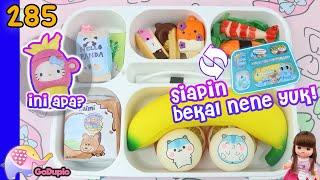 Mainan Boneka 285 Kotak Bekal Sekolah Nene Isi apa ya? - GoDuplo TV