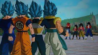 Super Saiyan Blue Vs Super Saiyan 4 - Dragon Ball Sparking! Zero