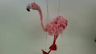 Pink Flamingo Marionette Puppet Video