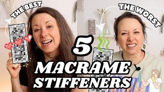 My quest to find the BEST Macrame Feather Stiffener 🪶(and what you should AVOID)