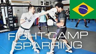 Fight Camp Sparring Footage against Pro MMA Fighter from Brazil