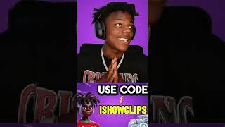 Use Code  ishowclips #ishowspeed #ishowspeedmoments  #fortnite #creative  #fypage