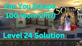 Can you escape the 100 room VII Level 24 Solution