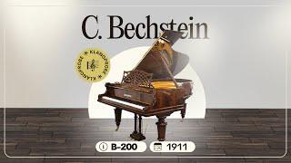 C. Bechstein Flügel, Modell B, Wurzelholz, Baujahr 1911 in der Pianelli Klangprobe mit Johanna