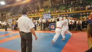 SPORT CLUB TIGER 2016  MESESAN ADRIAN KUMITE   SEMIFINALA  EUROPEAN CHAMPIOSHIPS MONTECHIARI ITALIA