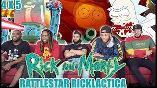 Rick And Morty 4 x 5 Reaction! "RattleStar Ricklactica"