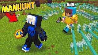 Speedrunner VS Hunter With My Girlfriend But, i Can Control The Time in Minecraft....