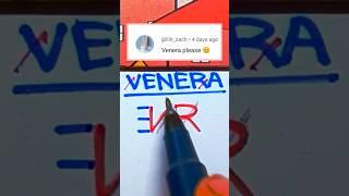 VENERA  Name Logo Design #art #trending #viral #logodesign #shorts #shortvideos