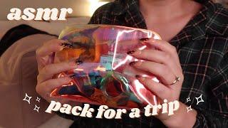 ASMR Pack for a Cozy Weekend Trip   Soft-Spoken  Fabric & Bag Sounds, Personal Attention 