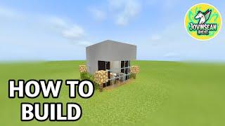 Minecraft: How to build a Small Modern Compact House Tutorial (easy)