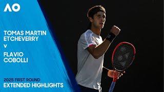 Tomas Martin Etcheverry v Flavio Cobolli Extended Highlights | Australian Open 2025 First Round