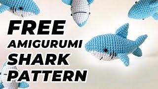 AMIGURUMI SHARK FREE CROCHET PATTERN