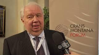 Mr. Sergey Kislyak - Crans Montana Forum Brussels 2018